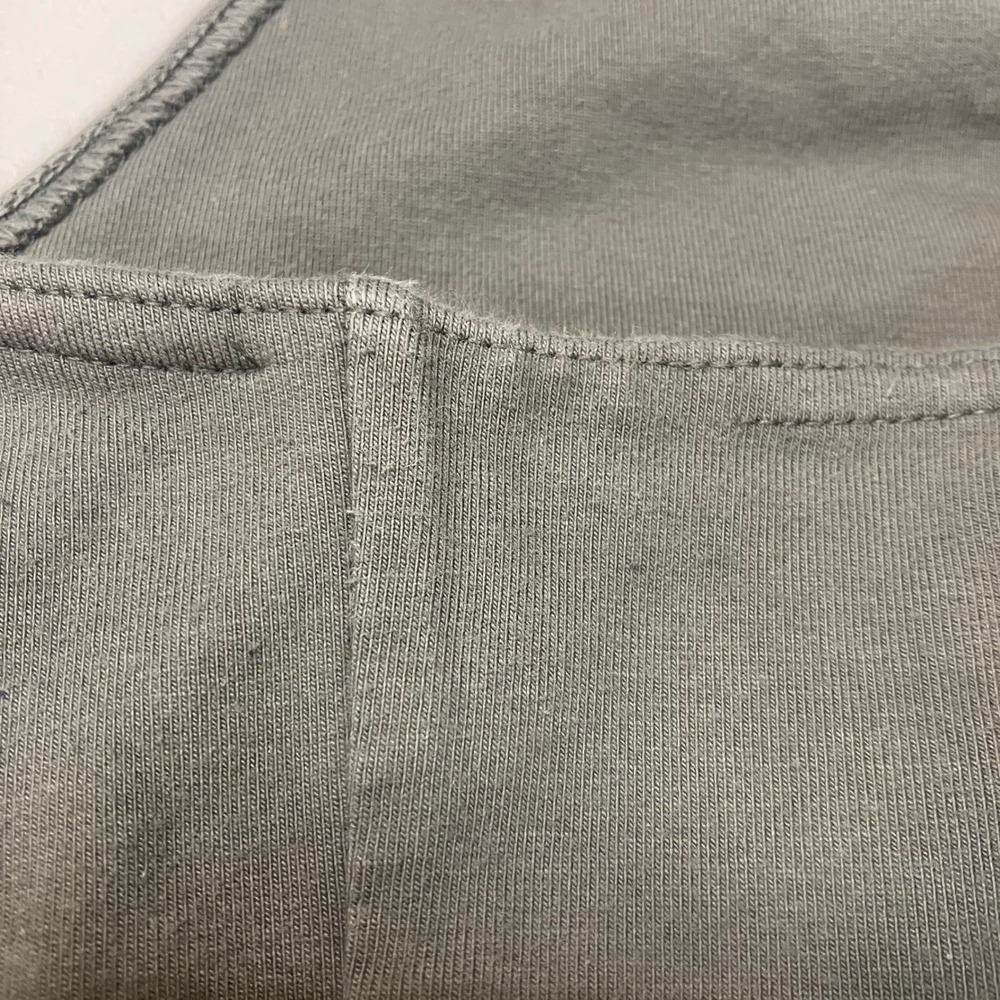Pact Organic Cotton Racerback Crop Top Olive Green XL Stretch Activewear Tank - Picture 5 of 6